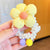 Simple Style Flower Cloth Patchwork Hair Tie 1 Piece