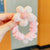 Simple Style Flower Cloth Patchwork Hair Tie 1 Piece