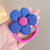 Simple Style Flower Cloth Patchwork Hair Tie 1 Piece