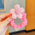 Simple Style Flower Cloth Patchwork Hair Tie 1 Piece