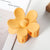 Simple Style Flower Plastic Stoving Varnish Hair Claws 1 Piece