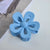 Simple Style Flower Plastic Stoving Varnish Hair Claws 1 Piece