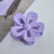 Simple Style Flower Plastic Stoving Varnish Hair Claws 1 Piece