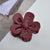 Simple Style Flower Plastic Stoving Varnish Hair Claws 1 Piece