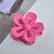 Simple Style Flower Plastic Stoving Varnish Hair Claws 1 Piece