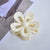 Simple Style Flower Plastic Stoving Varnish Hair Claws 1 Piece