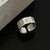 Simple Style Flower Rectangle Brass Plating White Gold Plated Open Rings