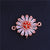 Simple Style Flower Rose Gold Plated Gold Plated Silver Plated Zircon Copper Wholesale Jewelry Accessories