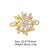 Simple Style Flower Rose Gold Plated Gold Plated Silver Plated Zircon Copper Wholesale Jewelry Accessories