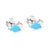 Simple Style Flower Stainless Steel Ear Studs 1 Pair