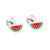 Simple Style Flower Stainless Steel Ear Studs 1 Pair