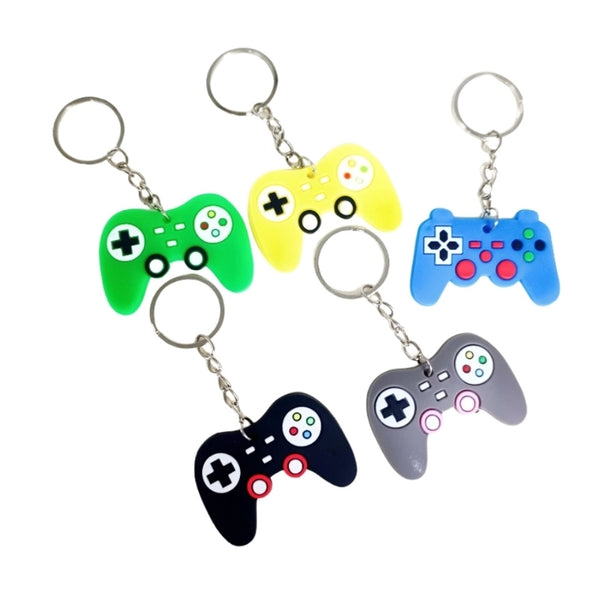 Minimalist Game Console PVC Unisex Bag Pendant Keychain