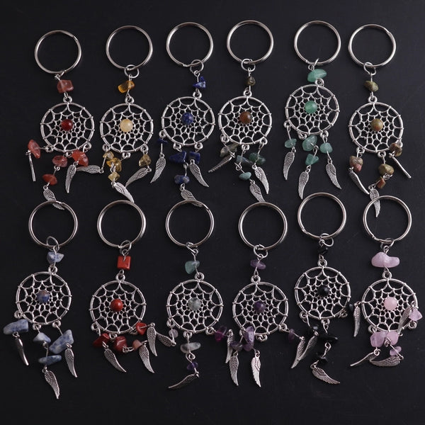 Simple Style Geometric Alloy Plating Keychain