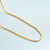 Simple Style Geometric Copper Gold Plated Necklace