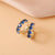 Simple Style Geometric Copper Gold Plated Zircon Hoop Earrings 1 Pair