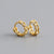 Simple Style Geometric Copper Plating Ear Studs 1 Pair