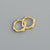 Simple Style Geometric Copper Plating Ear Studs 1 Pair