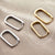 Simple Style Geometric Copper Plating Ear Studs 1 Pair