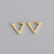 Simple Style Geometric Copper Plating Ear Studs 1 Pair