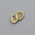 Simple Style Geometric Copper Plating Ear Studs 1 Pair