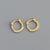 Simple Style Geometric Copper Plating Ear Studs 1 Pair