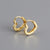 Simple Style Geometric Copper Plating Ear Studs 1 Pair