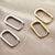 Simple Style Geometric Copper Plating Ear Studs 1 Pair