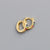 Simple Style Geometric Copper Plating Ear Studs 1 Pair