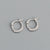 Simple Style Geometric Copper Plating Ear Studs 1 Pair