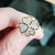 Simple Style Geometric Flower Copper Plating Zircon Rings