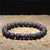 Simple Style Geometric Natural Stone Beaded Bracelets 1 Piece