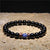 Simple Style Geometric Natural Stone Beaded Bracelets 1 Piece