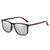 Simple Style Geometric Pc Square Full Frame Men's Sunglasses