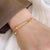 Simple Style Geometric Solid Color Stainless Steel Bracelets