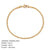 Simple Style Geometric Stainless Steel 14K Gold Plated Bracelets In Bulk