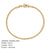 Simple Style Geometric Stainless Steel 14K Gold Plated Bracelets In Bulk