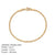 Simple Style Geometric Stainless Steel 14K Gold Plated Bracelets In Bulk