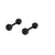 Simple Style Geometric Stainless Steel Inlay Zircon Ear Studs 1 Piece