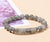 Simple Style Geometric Stainless Steel Natural Stone Polishing Bracelets