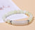 Simple Style Geometric Stainless Steel Natural Stone Polishing Bracelets