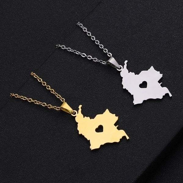 Simple Style Geometric Stainless Steel Necklace Plating Stainless Steel Necklaces