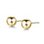 Simple Style Geometric Stainless Steel No Inlaid 14K Gold Plated Earrings