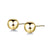 Simple Style Geometric Stainless Steel No Inlaid 14K Gold Plated Earrings