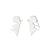 Simple Style Geometric Stainless Steel Plating Ear Studs 1 Pair