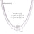 Simple Style Geometric Stainless Steel Plating Layered Necklaces