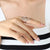 Simple Style Geometric Stainless Steel Plating Open Ring