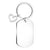 Simple Style Geometric Stainless Steel Unisex Bag Pendant Keychain