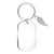 Simple Style Geometric Stainless Steel Unisex Bag Pendant Keychain