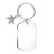 Simple Style Geometric Stainless Steel Unisex Bag Pendant Keychain