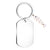 Simple Style Geometric Stainless Steel Unisex Bag Pendant Keychain